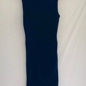 Ribbed Turtleneck Sweater Dress